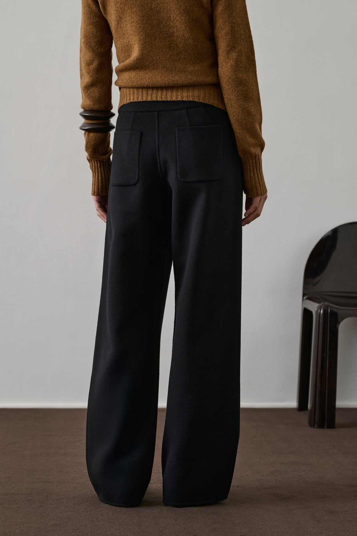 Pantalon Harold - Deep Navy - Laine - Femme vue 4