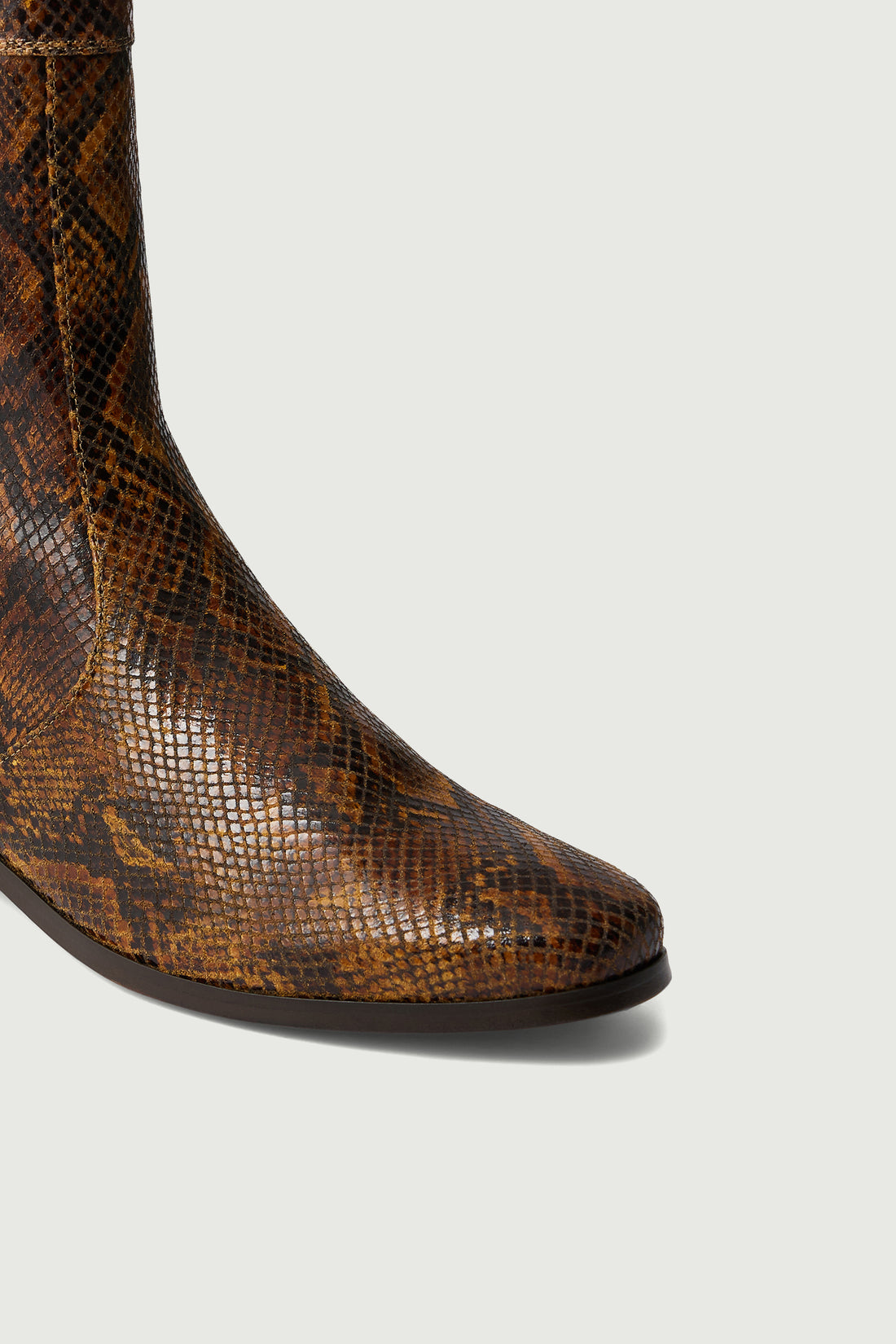 Bottines Écaille - Python - Cuir - Femme