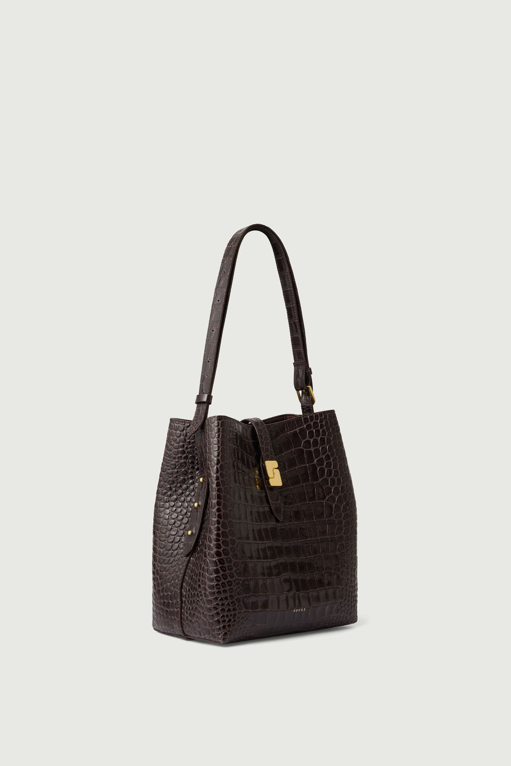 Sac Bello - Marron Foncé - Cuir - Femme vue 3
