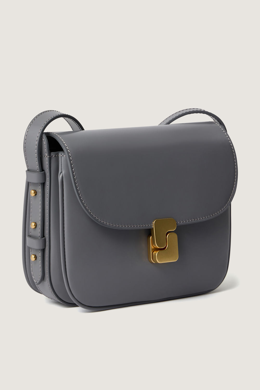 Sac Bellissima Mini - Gris - Cuir - Femme